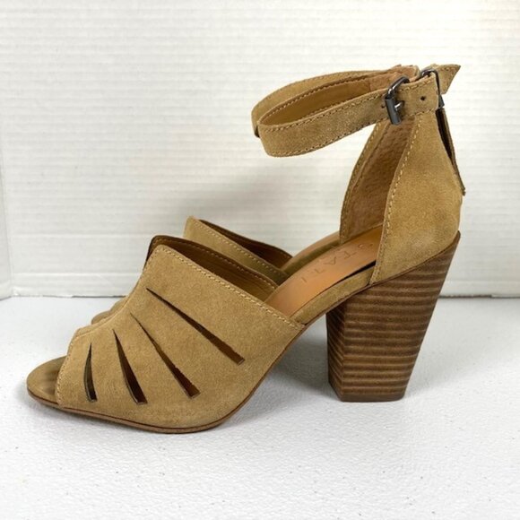 1. State Shoes - 1. State Nallay Shoes Women’s 7.5M Sandal High Heel Leather ankle strap open toe